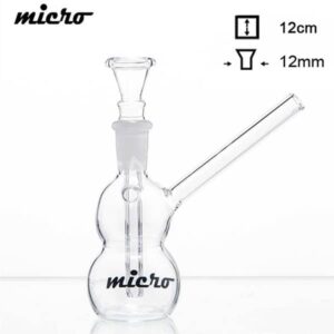 bong micro in vetro 12 cm
