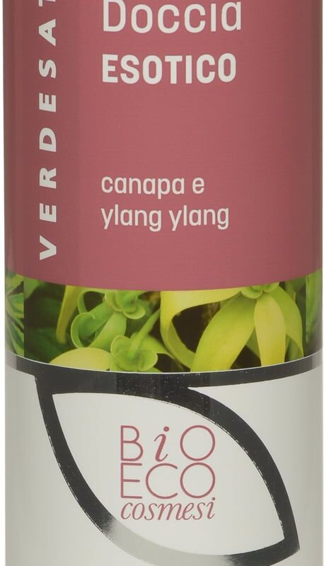 verdesativa shampoo doccia canapa ylang ylang