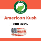 american kush cbd cannabis light canapa legale infiorescenze