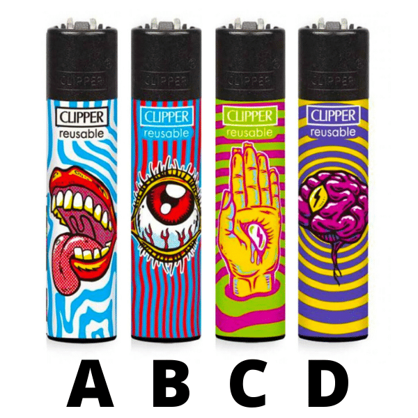 Accendini Clipper Lighters Hippiedelic, Clipper shop