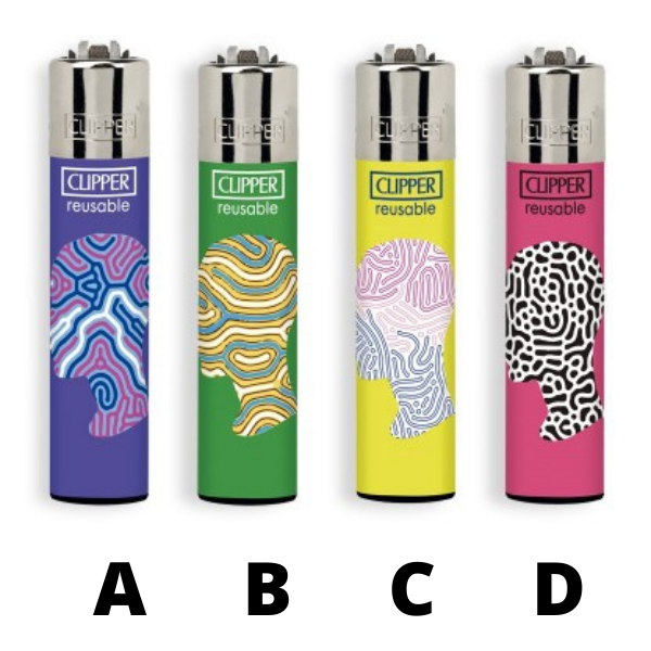 Accendini Clipper Large Light My Mind